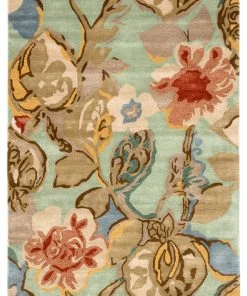 RUGS Jaipur Living Petal Pusher Handmade Floral Green/ Multicolor Area Rug