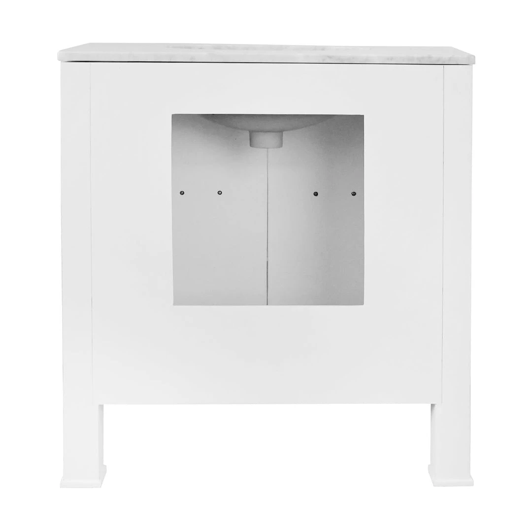 Worlds Away Bath Vanity In Textured White Linen W/ Ant. Brass Hardware, White Marble Top, And Porcelain Sink 6 Worlds Away Bath Vanity In Textured White Linen W/ Ant. Brass Hardware, White Marble Top, And Porcelain Sink