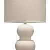 Jamie Young Bubble Ceramic Table Lamp With Drum Shade In Cream Table Lamps 2 Jamie Young Bubble Ceramic Table Lamp With Drum Shade In Cream Table Lamps
