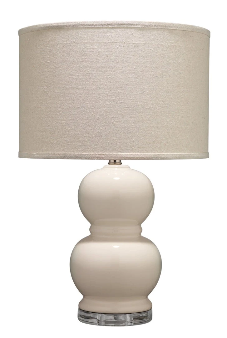 Jamie Young Bubble Ceramic Table Lamp With Drum Shade In Cream Table Lamps 3 Jamie Young Bubble Ceramic Table Lamp With Drum Shade In Cream Table Lamps