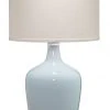 Table Lamps Jamie Young Plum Jar Table Lamp With Drum Shade In Dove Grey Ceramic 2 Table Lamps Jamie Young Plum Jar Table Lamp With Drum Shade In Dove Grey Ceramic