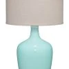 Jamie Young Plum Jar Table Lamp With Drum Shade In Blue Ceramic Table Lamps 2 Jamie Young Plum Jar Table Lamp With Drum Shade In Blue Ceramic Table Lamps