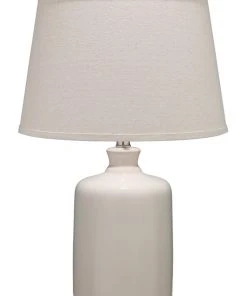 Jamie Young Cream Milk Jug Table Lamp With Tapered Shade Table Lamps