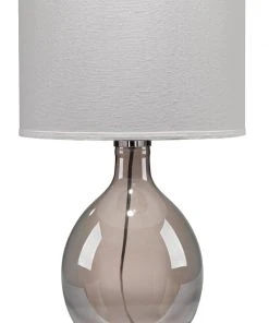 Jamie Young Juliette Table Lamp In Grey Glass