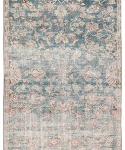 Jaipur Living Bardia Oriental Dark Teal/ Rust Area Rug RUGS