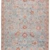 RUGS Jaipur Living Poppy Oriental Light Blue/ Orange Area Rug