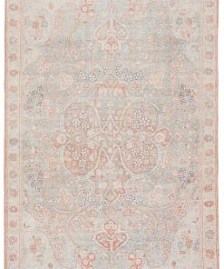 RUGS Jaipur Living Fay Medallion Orange/ Light Blue Area Rug
