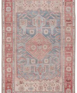 RUGS Jaipur Living Fiddler Medallion Pink/ Blue Area Rug