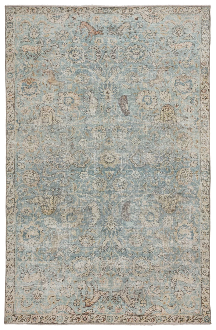 RUGS Jaipur Living Stag Oriental Teal/ Gold Area Rug 3 RUGS Jaipur Living Stag Oriental Teal/ Gold Area Rug
