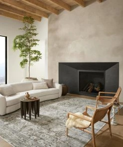 RUGS Loloi Bonney Power Loomed Moss / Stone Rug