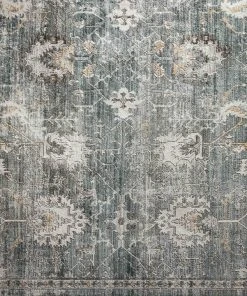 Loloi Bonney Power Loomed Lagoon / Ivory Rug