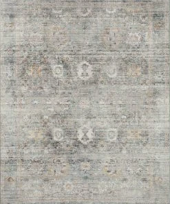 Loloi Bonney Power Loomed Teal / Gold Rug RUGS