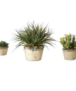 Uttermost La Costa Greenery, Set/3 DECOR