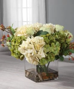 Uttermost Cecily Hydrangea Bouquet 11 Uttermost Cecily Hydrangea Bouquet