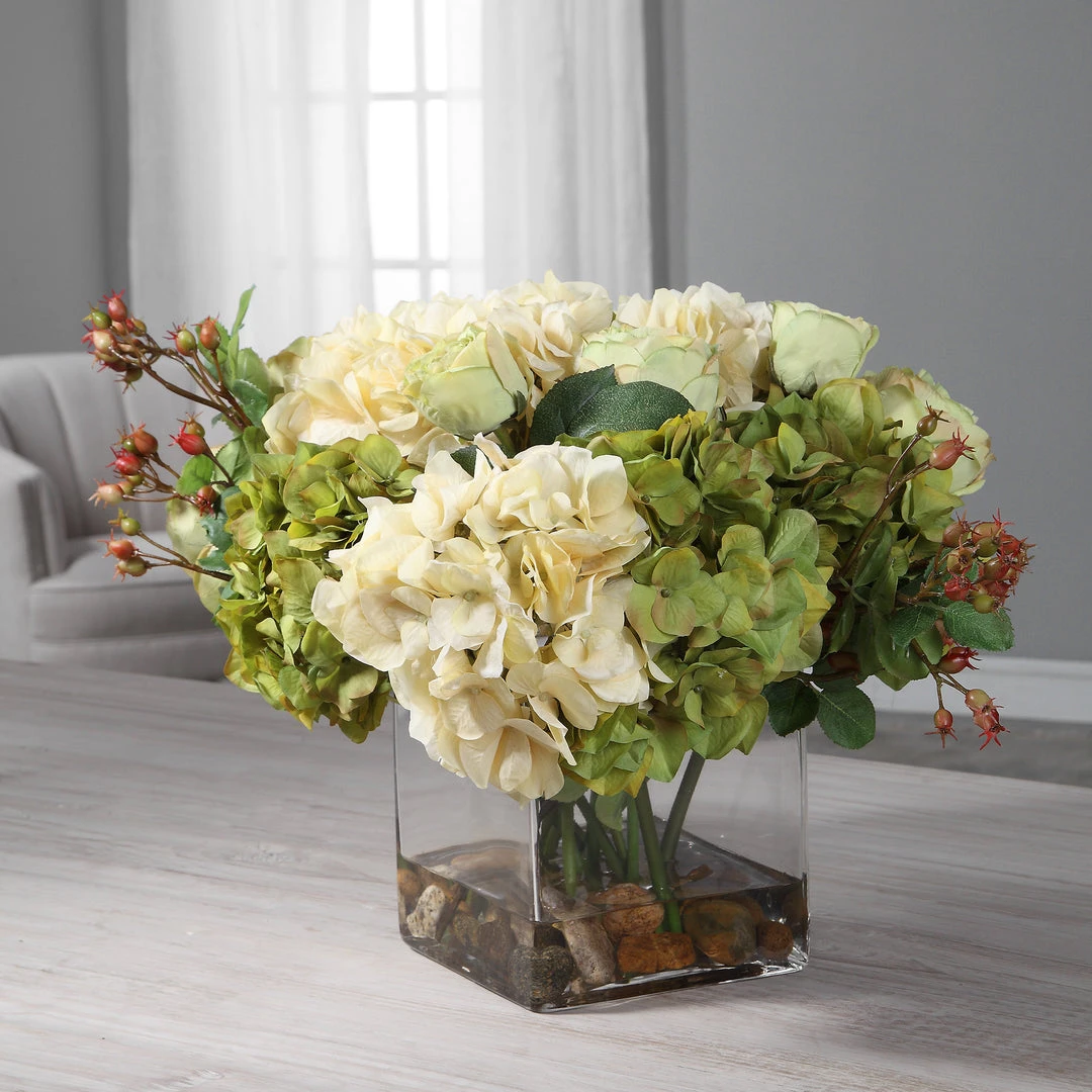 Uttermost Cecily Hydrangea Bouquet 5 Uttermost Cecily Hydrangea Bouquet