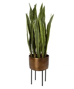 DECOR Uttermost Fasita Brass Planter 2 Cartons