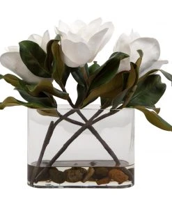 Uttermost Middleton Magnolia Flower Centerpiece