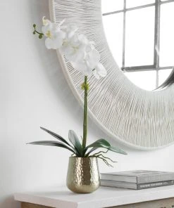 Uttermost Cami Orchid With Brass Pot DECOR