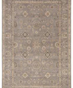 Jaipur Living Riverton Hand-Knotted Medallion Gray/ Tan Area Rug
