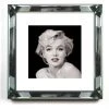 DECOR Worlds Away Marilyn Monroe, Red Lips - Beveled Frame