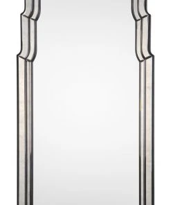 Bunny Williams For Mirror Home Ebony & Antiqued Mirror Framed Mirror DECOR