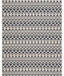 Jaipur Living Killick Indoor/ Outdoor Tribal Blue/ Ivory Area Rug RUGS