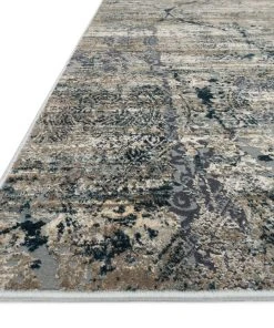 RUGS Loloi Cascade Power Loomed Taupe / Blue Rug