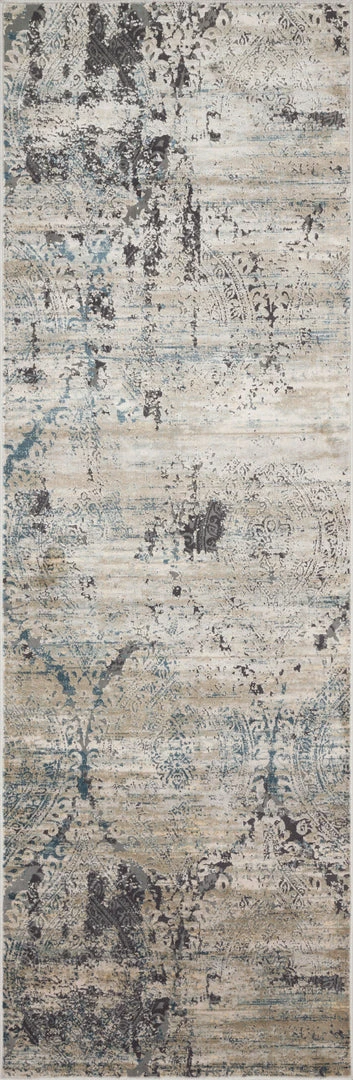 RUGS Loloi Cascade Power Loomed Taupe / Blue Rug 5 RUGS Loloi Cascade Power Loomed Taupe / Blue Rug