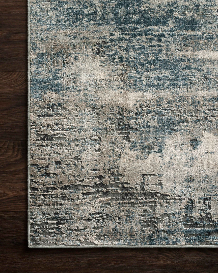 RUGS Loloi Cascade Power Loomed Ocean / Grey Rug 6 RUGS Loloi Cascade Power Loomed Ocean / Grey Rug