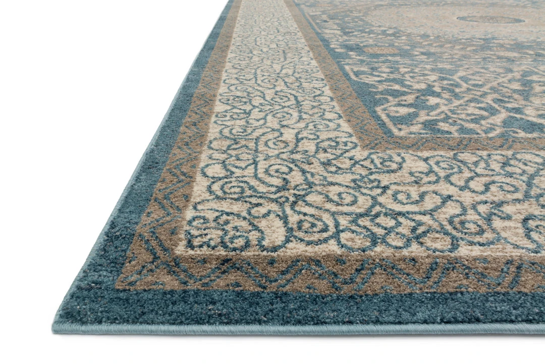 Loloi Century Power Loomed Blue / Sand Rug RUGS 9 Loloi Century Power Loomed Blue / Sand Rug RUGS
