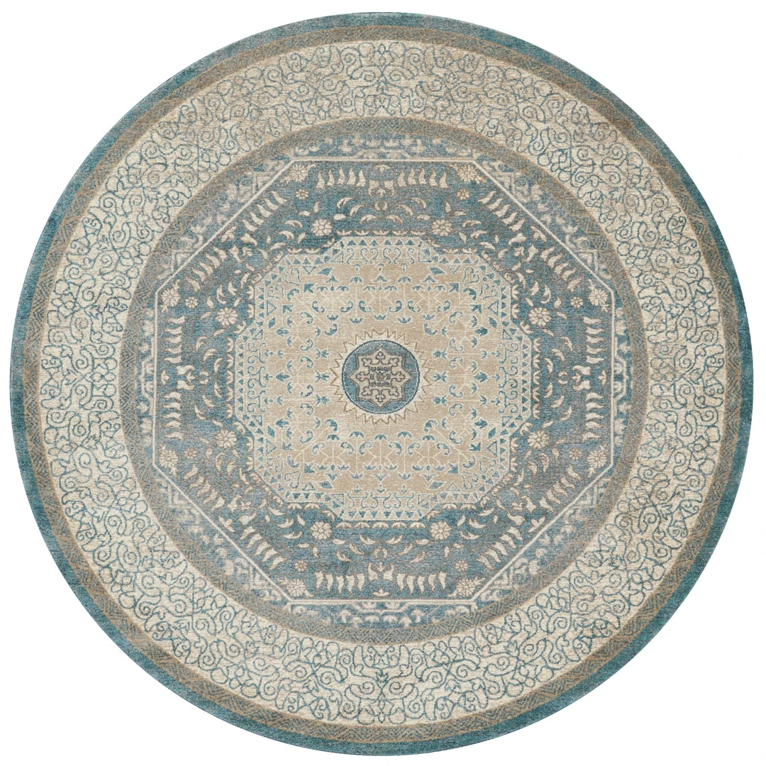 Loloi Century Power Loomed Blue / Sand Rug RUGS 10 Loloi Century Power Loomed Blue / Sand Rug RUGS