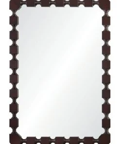 DECOR Celerie Kemble For Mirror Home Dark Mahogany Mirror