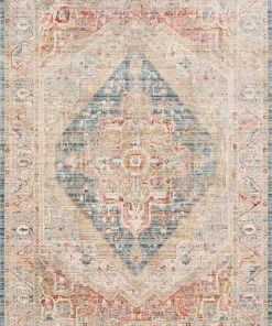 Loloi Claire Power Loomed Blue / Multi Rug