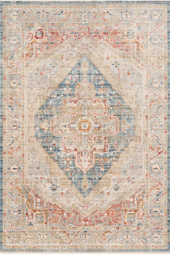 Loloi Claire Power Loomed Blue / Multi Rug 3 Loloi Claire Power Loomed Blue / Multi Rug