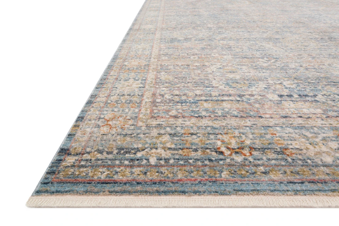 Loloi Claire Power Loomed Blue / Sunset Rug RUGS 4 Loloi Claire Power Loomed Blue / Sunset Rug RUGS