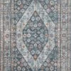 Loloi Clara Power Loomed Blue / Lt. Blue Rug