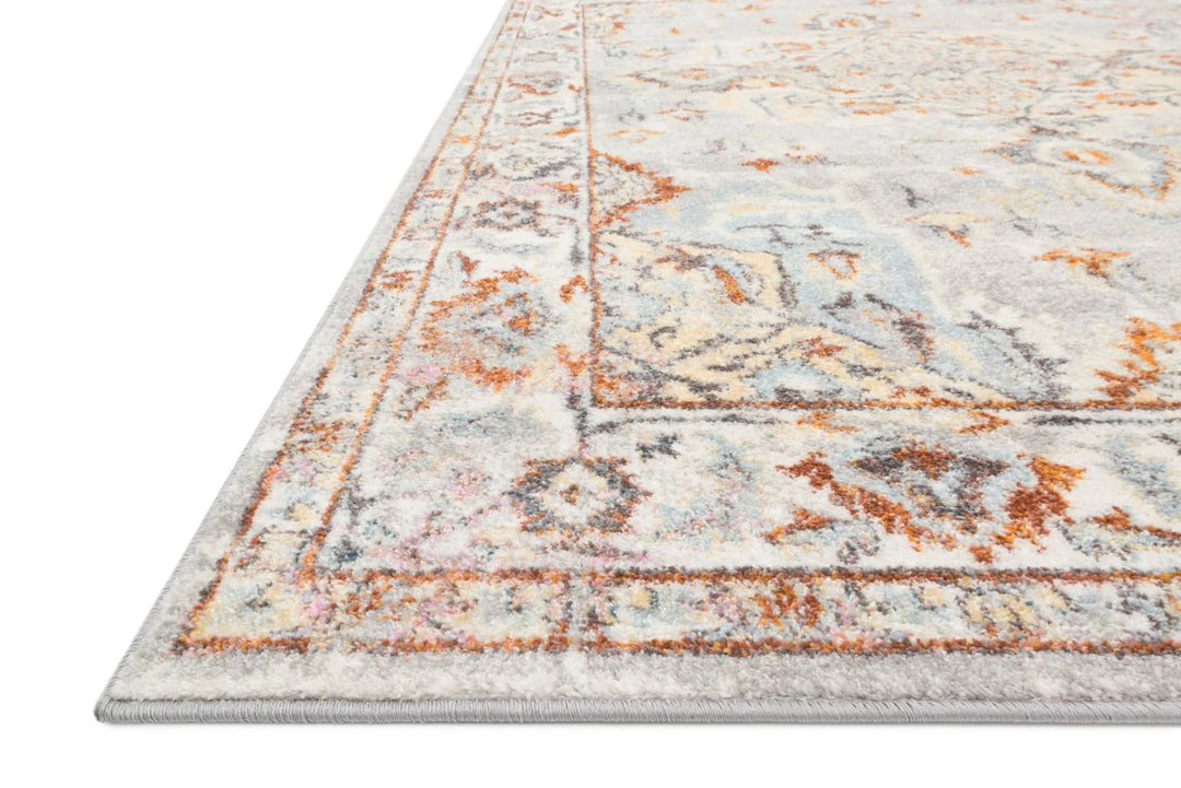 Loloi Clara Power Loomed Grey / Ivory Rug 5 Loloi Clara Power Loomed Grey / Ivory Rug