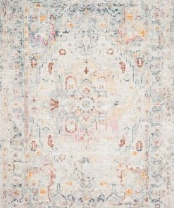 Loloi Clara Power Loomed Lt Grey / Multi Rug RUGS