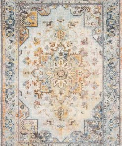 RUGS Loloi Clara Power Loomed Mist / Multi Rug