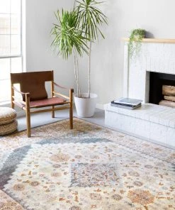 Loloi Clara Power Loomed Pebble / Fiesta Rug