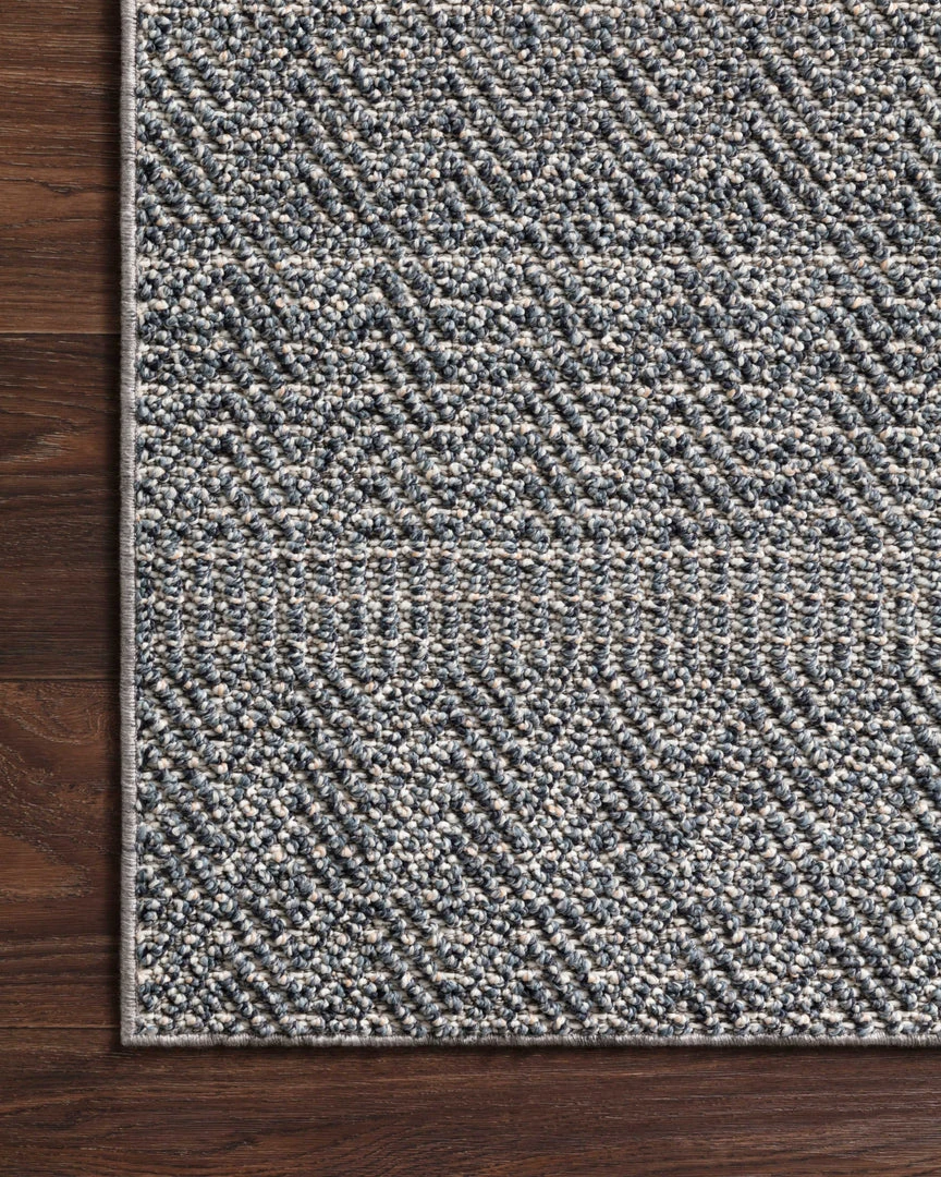 Indoor/Outdoor Rugs Loloi Cole Power Loomed Denim / Grey Rug 5 Indoor/Outdoor Rugs Loloi Cole Power Loomed Denim / Grey Rug