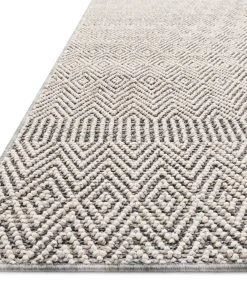 Indoor/Outdoor Rugs Loloi Cole Power Loomed Grey / Bone Rug
