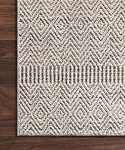 Indoor/Outdoor Rugs Loloi Cole Power Loomed Grey / Bone Rug