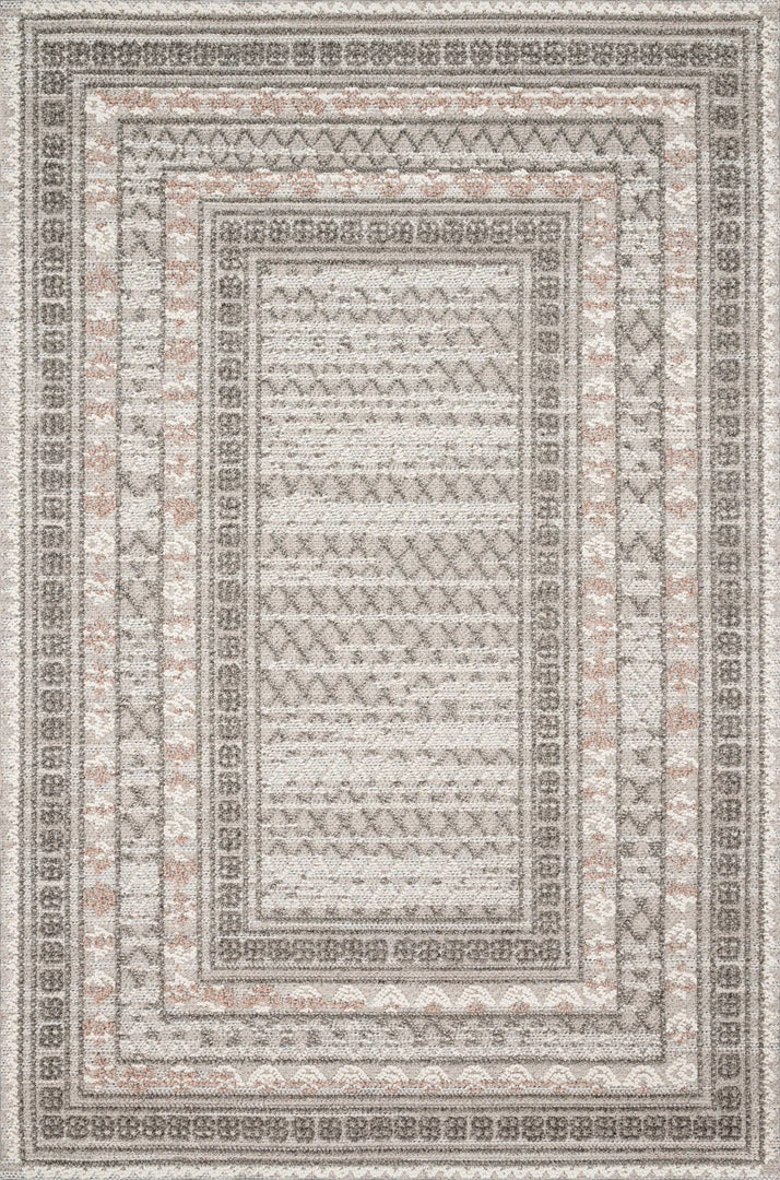 Indoor/Outdoor Rugs Loloi Cole Power Loomed Grey / Multi Rug 3 Indoor/Outdoor Rugs Loloi Cole Power Loomed Grey / Multi Rug