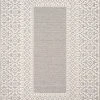 Indoor/Outdoor Rugs Loloi Cole Power Loomed Grey / Ivory Rug 2 Indoor/Outdoor Rugs Loloi Cole Power Loomed Grey / Ivory Rug