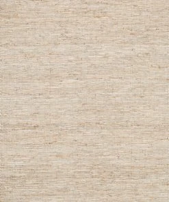 Solid Rugs Loloi Edge Hand Woven Ivory Rug