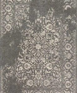 Loloi Emory Power Loomed Charcoal / Ivory Rug RUGS