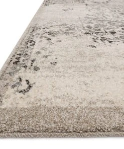 Loloi Emory Power Loomed Ivory / Charcoal Rug