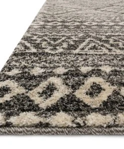 Loloi Emory Power Loomed Graphite / Ivory Rug RUGS