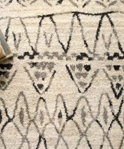 Loloi Emory Power Loomed Heather Gray / Black Rug